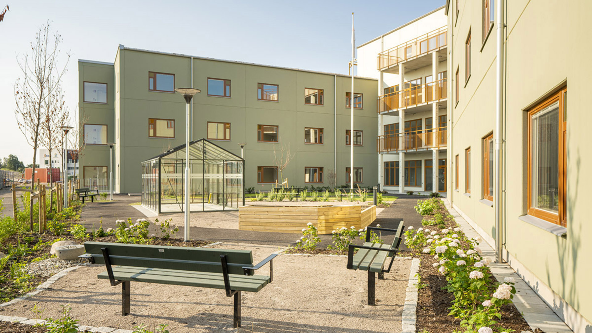 Een zorgcomplex in Zweden waarin Northern Horizon Aged Care Fund investeert.